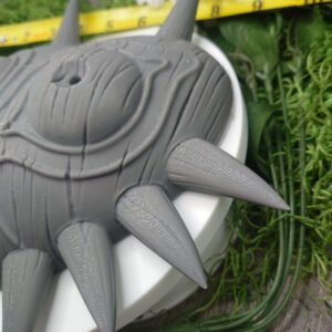 Majoras Mask 3D Printed | Unpainted | Realistic | Wood Grain Texture | With Wall Mount | Majora's