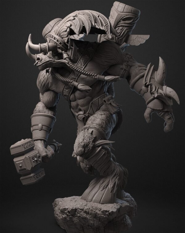 BAINE BLOODHOOF WoW Figurine Model | Custom Size and Color | Gamer Gift | Warcraft | Statue 3D
