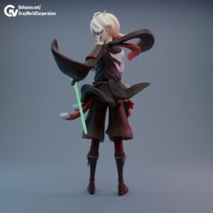 Kaedehara Kazuha | Model Figure | Fully Colored or DIY Unpainted | Custom Sizes and Color