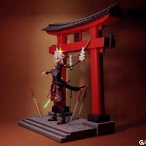 Kaedehara Kazuha 2 | Model Figure | Fully Colored or DIY Unpainted | Custom Sizes and Color