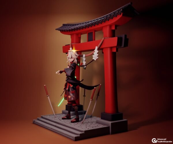 Kaedehara Kazuha 2 | Model Figure | Fully Colored or DIY Unpainted | Custom Sizes and Color