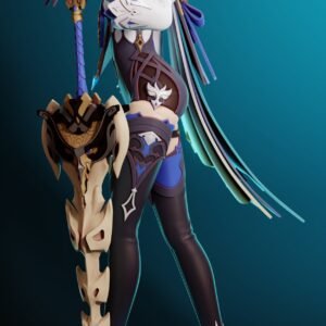 Eula | Genshin Impact Model Figure | Fully Colored or DIY Unpainted | Custom Sizes and Color