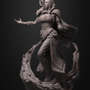 Jaina Proudmoore WoW Figurine Model | Custom Size and Color | Gamer Gift | Warcraft | Statue 3D