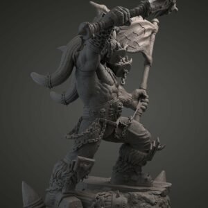 Garrosh Hellscream WoW Figurine Model | Custom Size and Color | Gamer Gift | Warcraft | Statue 3D