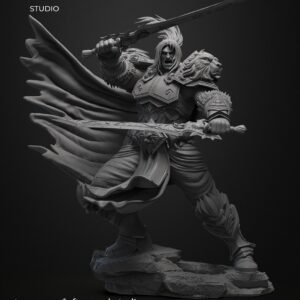 VARIAN WRYNN WoW Figurine Model | Custom Size and Color | Gamer Gift | Warcraft | Statue 3D