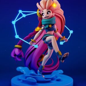 Zoe | League Model Figure | Fully Colored or DIY Unpainted | Custom Sizes and Color