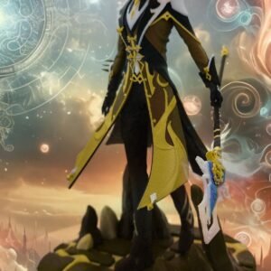 Zhongli | Model Figure | Fully Colored or DIY Unpainted | Custom Sizes and Color