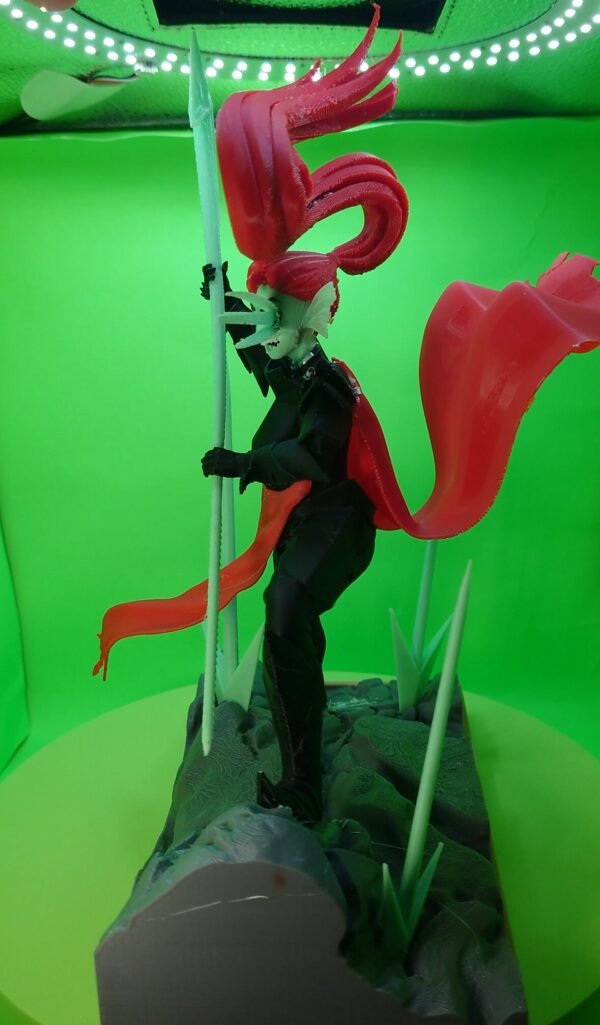 Undyne | Model Figure | Fully Colored or DIY Unpainted | Custom Sizes and Color