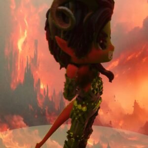 Chibi Karlach | Baldur's Gate 3 | Model Figure | Fully Colored or DIY Unpainted | Custom Sizes and Color