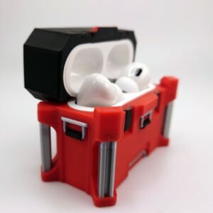 Alternate Detailed Design Milwaukee Packout Inspired Apple Airpod & Airpod Pro Case | All Gens