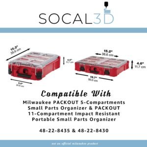 Packout Compact Insert For Milwaukee M12 Rotary Dremel Tool