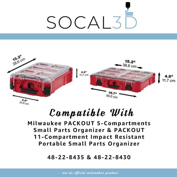 Packout Compact Insert For Milwaukee M12 Rotary Dremel Tool