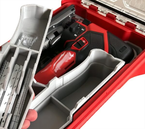 Milwaukee Packout Insert for M12 Jigsaw – Custom Tool Organizer