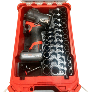 Milwaukee Packout 3/8" Impact Stubby Organizer | Socket and Bit Holder Perfect Fit