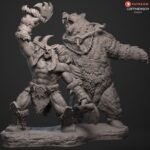 Rexxar and Misha WoW Figurine Model | Custom Size and Color | Gamer Gift | Warcraft | Statue 3D