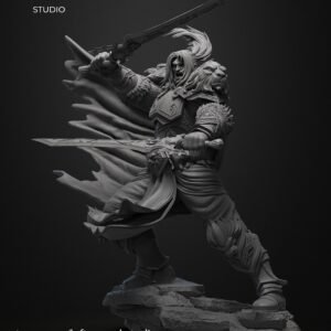 VARIAN WRYNN WoW Figurine Model | Custom Size and Color | Gamer Gift | Warcraft | Statue 3D