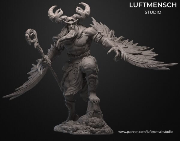 MALFURION STORMRAGE WoW Figurine Model | Custom Size and Color | Gamer Gift | Warcraft | Statue 3D