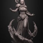 Jaina Proudmoore WoW Figurine Model | Custom Size and Color | Gamer Gift | Warcraft | Statue 3D