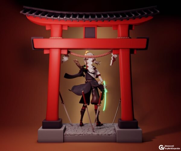 Kaedehara Kazuha 2 | Model Figure | Fully Colored or DIY Unpainted | Custom Sizes and Color