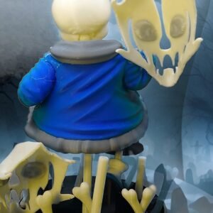 Sans | Skeleton Ghost Model Figure | Fully Colored or DIY Unpainted | Custom Sizes and Color