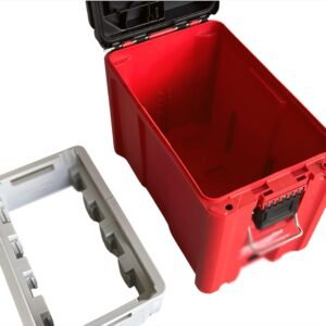 M18 Battery Rack For Milwaukee Packout Compact Tool Box M18 Battery Rack | Fit Up to 8 Batteries