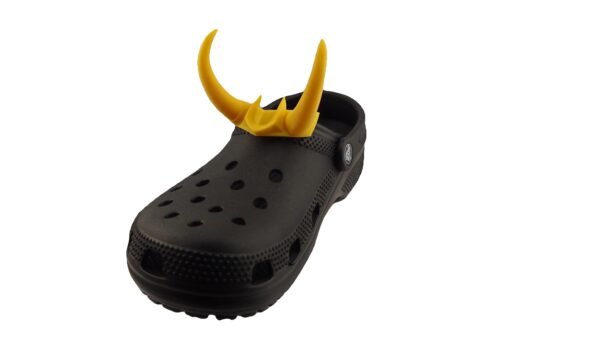 Loki Crown Charm for Crocs – Clip On Easy Accessory Gold Crown Set of 2 (Pair)