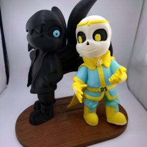 Dream Sans Undertale Diorama: Skeleton Ghost Model Figure