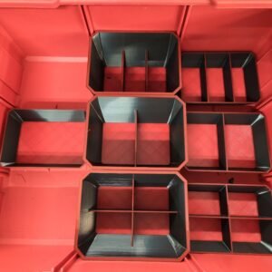 3‑Drawer Organizer Bins – For Milwaukee Packout Modular Inserts for Toolbox Drawers, Custom