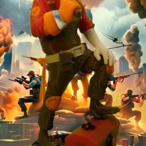 Team Fortress 2 Engineer Model Figure: 3D Printed, Painted/Unpainted