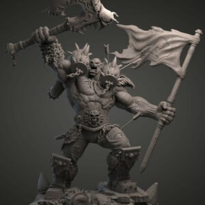 Garrosh Hellscream WoW Figurine Model | Custom Size and Color | Gamer Gift | Warcraft | Statue 3D