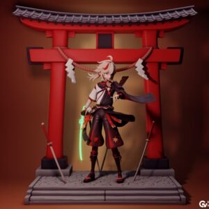 Kaedehara Kazuha 2 | Model Figure | Fully Colored or DIY Unpainted | Custom Sizes and Color