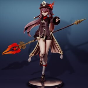 Hu Tao | Model Figure | Fully Colored or DIY Unpainted | Custom Sizes and Color