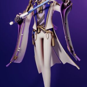 Kamisato Ayato | Model Figure | Fully Colored or DIY Unpainted | Custom Sizes and Color