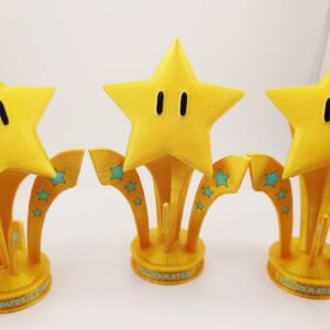 Star Trophy Kart Prize ! | You're #1 | Fully Colored With Silver, Gold, Copper Options