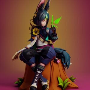 Tighnari 2 | Model Figure | Fully Colored or DIY Unpainted | Custom Sizes and Color