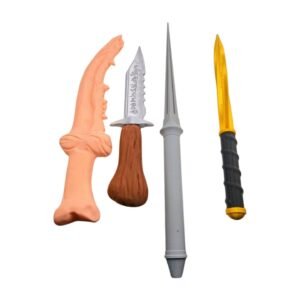 Supernatural 4 Blades Set | 3D Printed Prop Knife Replicas | Cosplay, Collectible Display, Costume Accessories