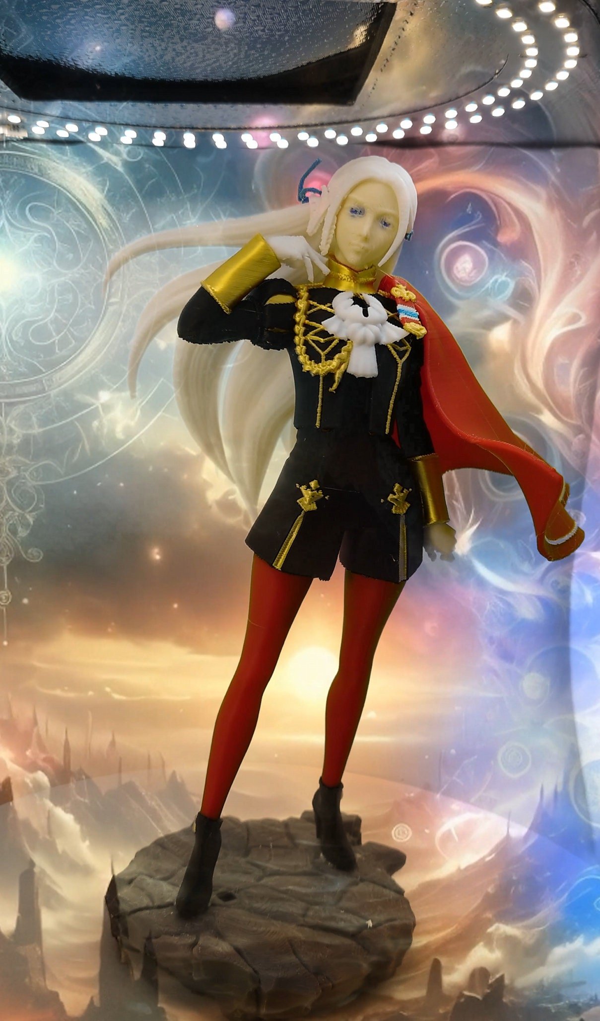Edelgard Fire Emblem Figure: 3D Printed, Painted or Unpainted