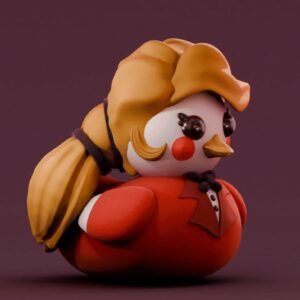 Hazbin Hotel Charlie Morningstar Duck Figurine Model| Multiple Sizes | Fully Colored or Uncolored